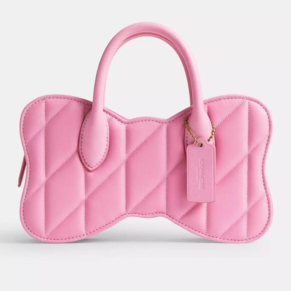 🥰 Coach Bow Bag With Quilting - Picture 2 of 13